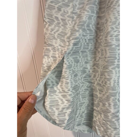 Athleta Printed Run With It 3.5" Shorts 3X Gray Pattern Lightweight Activewear - Picture 6 of 14